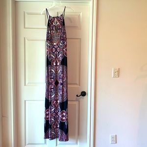 Maxi dress with beaded front